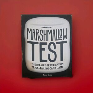 Marshmallow Test - Trick-Taking Card Game by Gamewright, Brand New, HTF, OOP